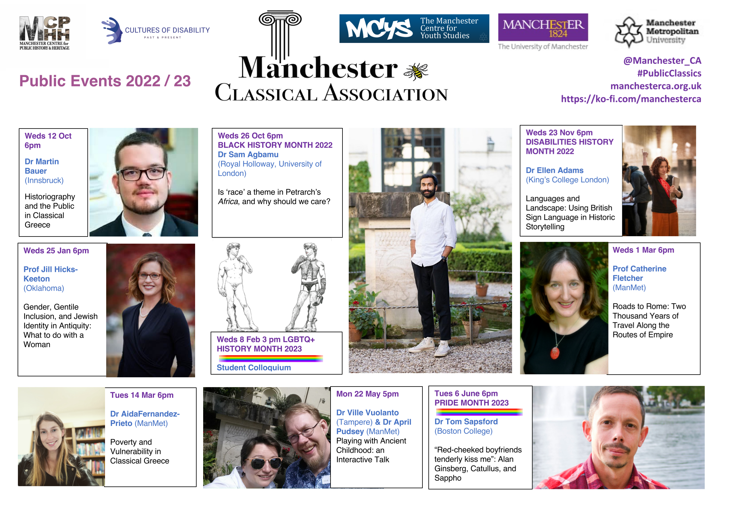 Public Events 2022-2023 – Manchester Classical Association